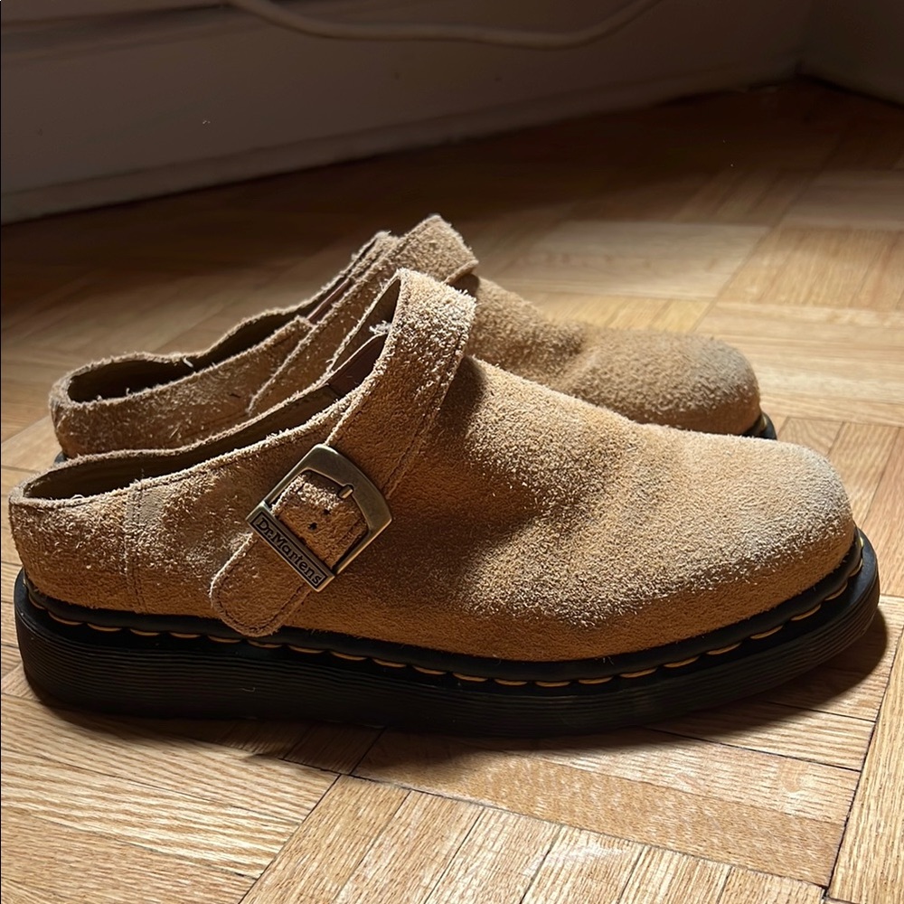 Birkenstock Light Brown Suede Slip-Ons